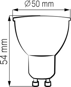 Lampadina LED GU10/4,5W/230V 4000K