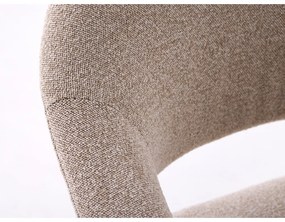 Set di sedie da pranzo beige in rovere massiccio con braccioli 2 pz Elk – Unique Furniture