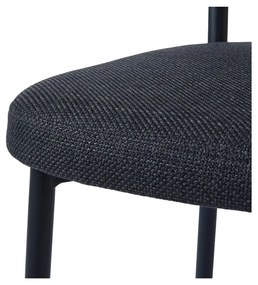 Sedia da pranzo grigio scuro Fowler - Unique Furniture