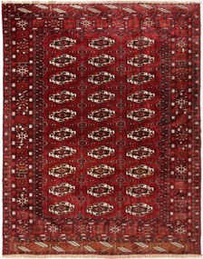 Turkmen Tappeto 160x120 (Iran) Annodato A Mano