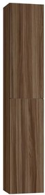 Colonna per mobile bagno Opera 2 ante P 27 x L 30 x H 160 cm frassino scuro