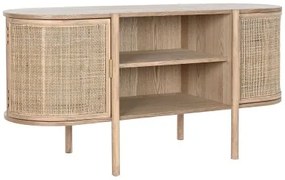 Mobile TV Home ESPRIT Naturale Legno d'albero della gomma 120 x 43,5 x 60 cm