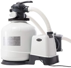 Intex - 26652 pompa filtro a sabbia per piscina con 6 funzioni 12.000 l/h universale per piscine fuori terra