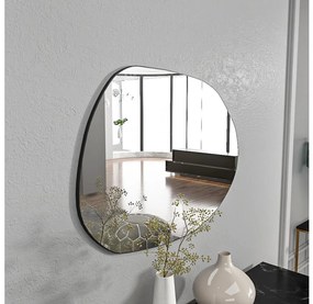 Specchio da parete LIORA 75x55 cm nero