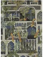 Josephine Munsey Tapete Peacock Arches - Petrol