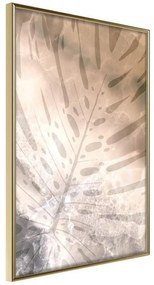 Poster  Monstera of Dreams  Cornice Quadri Cornice d'oro, Larghezza x Altezza Home decor 20x30