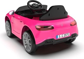 Macchina Elettrica per Bambini 12V con Licenza Mercedes CLS Small Rosa...