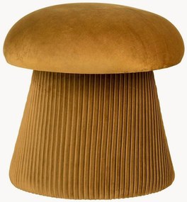 Pouf imbottito in velluto/corda Hampton