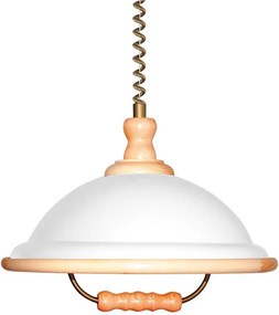 Prezent 73006 W50 - Lampadario a sospensione ACRYL 1xE27/60W/230V