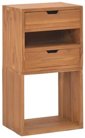 Mobiletto 40x30x76 cm in legno massello di teak