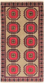 Beluch Tappeto 100 x 190 Marrone (Iran) Annodato A Mano