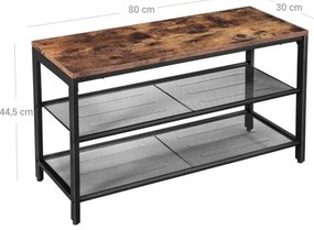 Scarpiera DAVOR marrone/nera