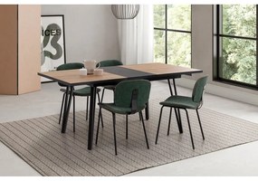 Tavolo da pranzo con piano in rovere 90x140 cm Cleo - Marckeric