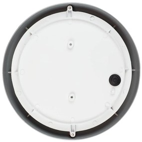 Plafoniera da Esterno E27 Grigia IP54 Ø258mm Colore Grigio