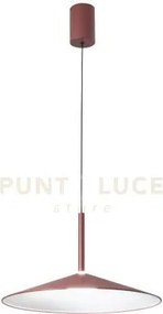 Lampadario a sospensione led khan rossa 16w 2405l 2700 e 3200k 48x1...