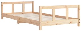 Giroletto per bambini 90x200 cm in legno massello di pino