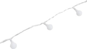 Aigostar - Catena luminosa decorativa LED per esterni 50xLED/3,6W/230V/8 funzioni 5m IP44 bianco caldo