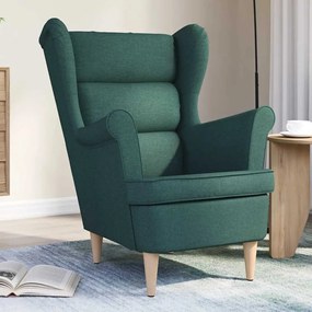 Poltrona Verde Scuro 74x84x100 Cm İn Tessuto /