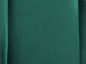 Chaise longue velluto verde smeraldo destra  ALLIER Beliani