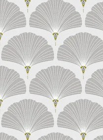 Isidore Leroy Carta da parati Shan - Argent