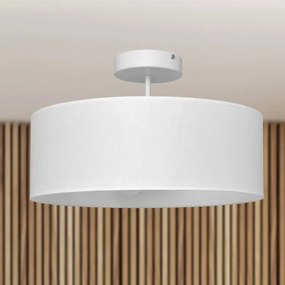 Lampadario a sospensione con supporto rigido ALBA 3xE27/15W/230V bianco