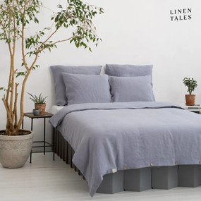 Biancheria da letto matrimoniale in fibra di canapa grigio chiaro 200x200 cm - Linen Tales