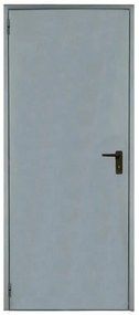 Porta per cantina tamburata battente TAN avorio L 90 x H 205 cm reversibile