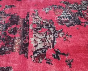 Elegante tappeto rosso vintage Larghezza: 80 cm | Lunghezza: 150 cm