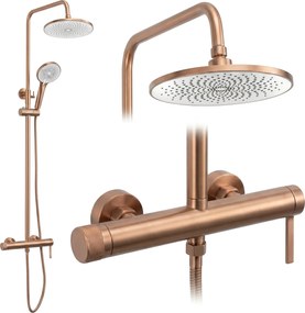 Set doccia Rea Rivo Brush Copper
