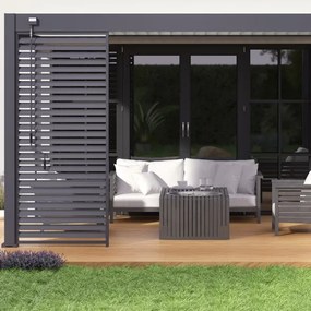 Pergola bioclimatica Ombréa addossata 3x4M in alluminio