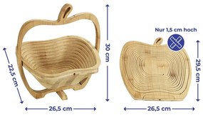 Cesto di frutta in bambù - Maximex