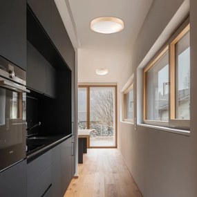 Plafoniera NATURAL SLIM 2xE27/60W/230V Ø 37 cm pino