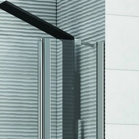 Doccia saloon 140 cm con laterali fissi | KPX7000 - KAMALU