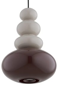 Argon 8820 - Lampadario a sospensione con filo DIEGO 1xGU10/5W/230V marrone/grigio