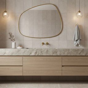 Portasciugamano da bagno Tomi 5805 Brush Gold