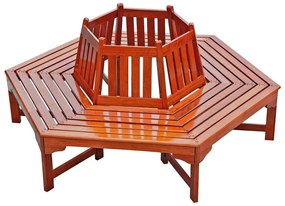 Panchina da giardino in legno marrone Ontario - Garden Pleasure