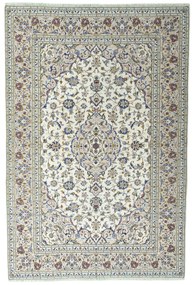 Kashan Tappeto 200x290 Beige (Iran) Annodato A Mano