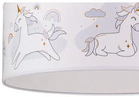 Duolla - Lampada LED da soffitto per bambini CORTINA LED/26W/230V Ø40cm 4000K