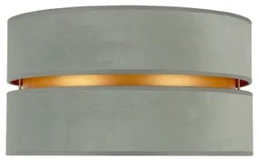 Duolla - Plafoniera DUO 1xE27/15W/230V diametro 40 cm luce verde/oro