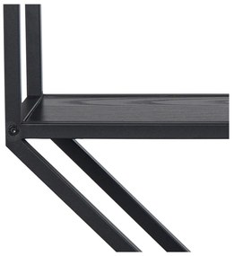 Scaffale metallico a castello nero Seaford - Actona