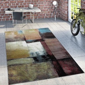 Tappeto arredo moderno soggiorno a pelo corto Old Style  Colore Multicolor, Dimensioni cm 70x250