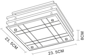 Globo 48089 - Plafoniera 1xE27/60W