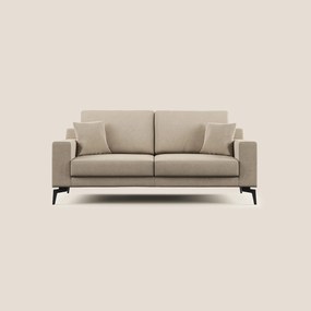 Prestige divano moderno in microfibra smacchiabile T11 beige 146 cm