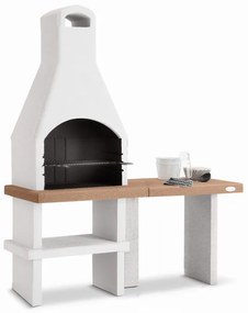 Barbecue fisso a legna e carbonella GILI XL EASY GARDEN BY PALAZZETTI