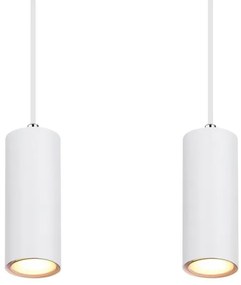 Globo 57911-4HW - Lampadario a sospensione con filo ROBBY 4xGU10/35W/230V bianco