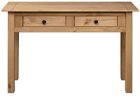 Tavolo consolle 110x40x72 cm legno massello pino panama range