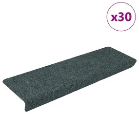 Tappetini Autoadesivi Per Scale 30 Pz Verdi 65x21x4 Cm /