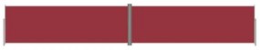 Tenda da Sole Laterale Retrattile Rossa 200x1200 cm
