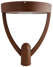 Lampione Stradale 40W, 120lm/W, Corten - Lumileds Colore Bianco Freddo 5.500 K