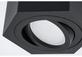 Plafoniera ARENO 1xGU10/30W/230V nera